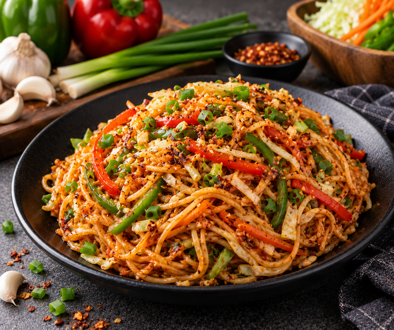 Chilly Garlic Noodles