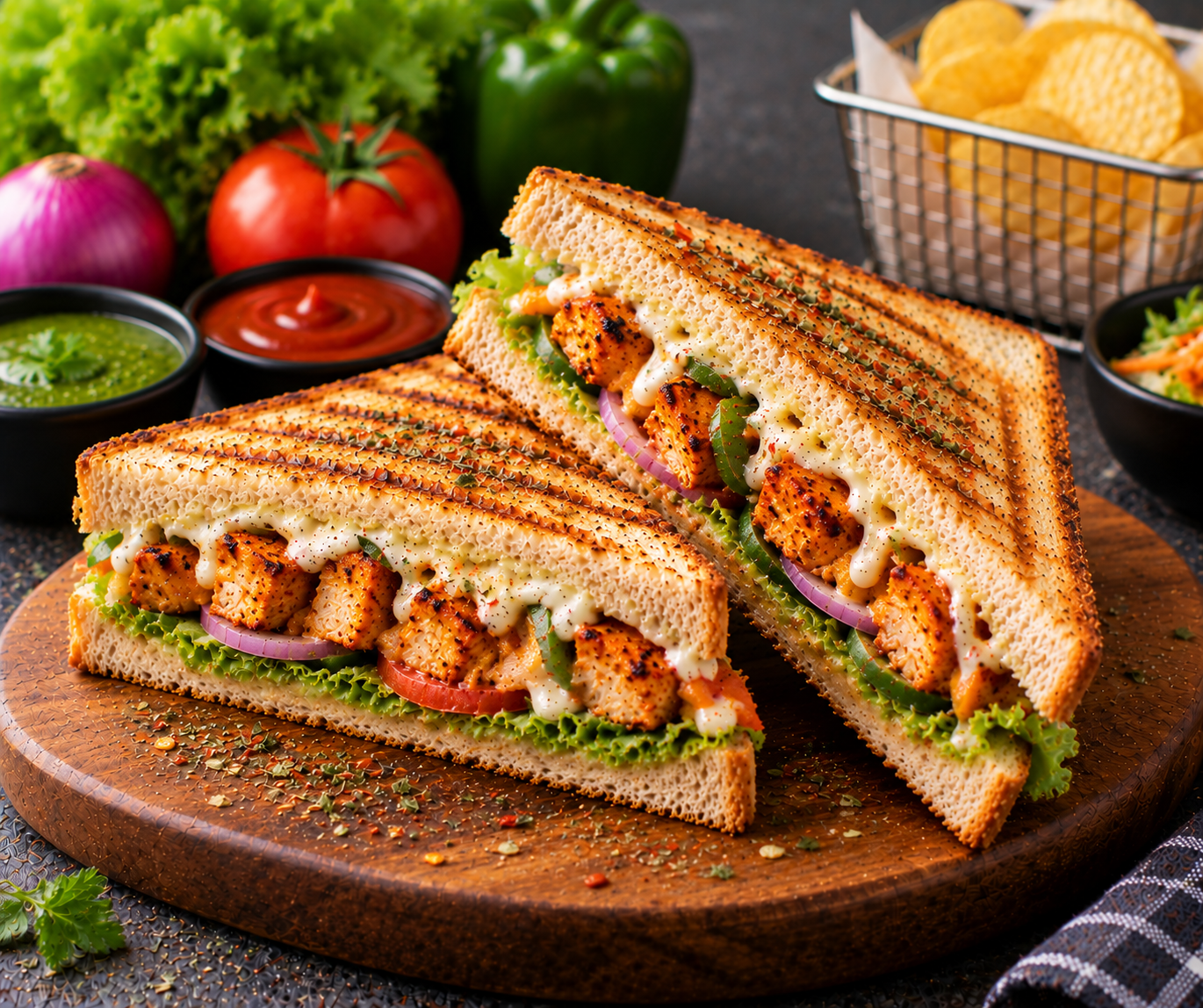 Chicken Tikka Sandwich